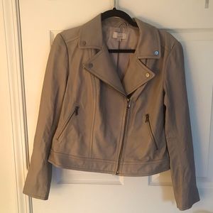 Ann Taylor Faux Leather Moto Jacket